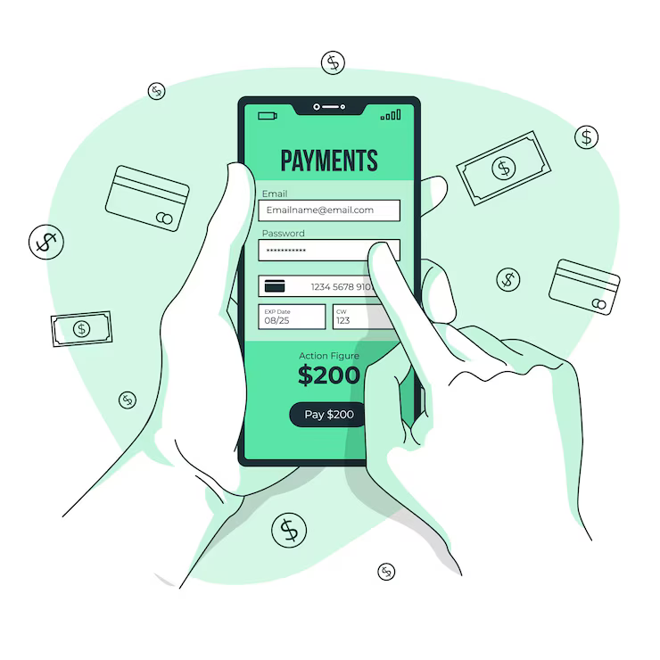 payment information concept illustration_114360 2886